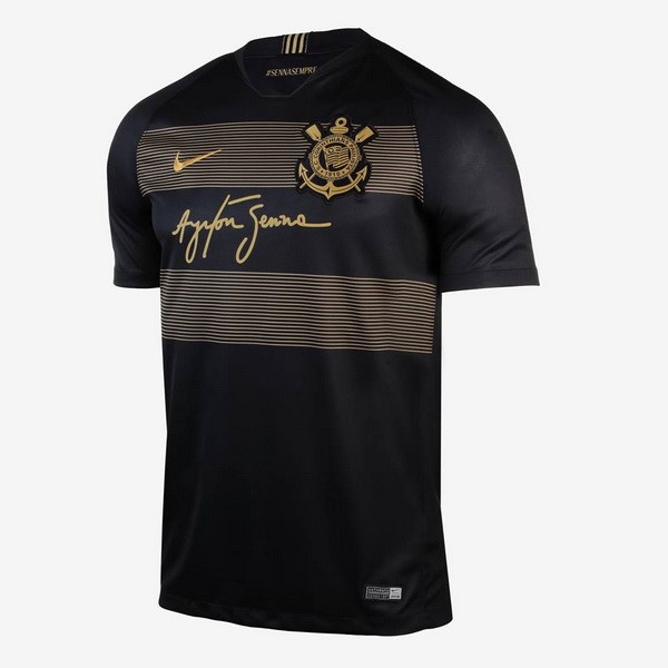 Camiseta Corinthians Paulista Replica Tercera Ropa 2018/19 Negro